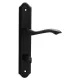 Madeira Ajtókilincs Fekete Felület 88 mm WC