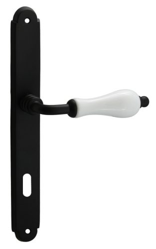 Samoha-Diána Pajzsos Fehér Porcelán Betétes Fekete 55 mm BB