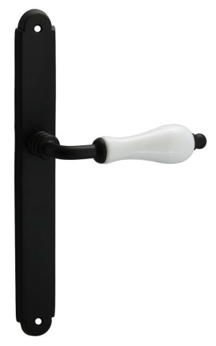 Samoha-Diána Pajzsos Fehér Porcelán Betétes Fekete Lyuk Nélküli