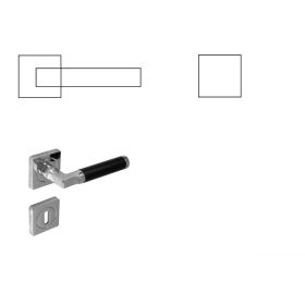 Charme Fekete Szín BB Gomb/Kilincs