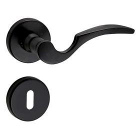 Martin Körrozettás Fekete Szín BB  Gomb/Kilincs