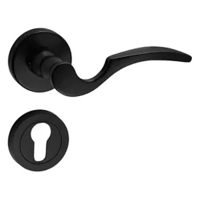 Martin Körrozettás Fekete Szín PZ  Gomb/Kilincs