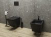 Lavita LAGO BLACK WC+Bidé szett, fekete