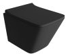 Lavita LAGO BLACK WC+Bidé szett, fekete