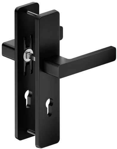 ATLAS külső ajtókilincs 72 mm fekete 40 mm-es ajtókhoz