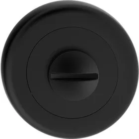   R CL CLASSIC kerek alsó rozetta matt fekete CORONA PREMIUM WC
