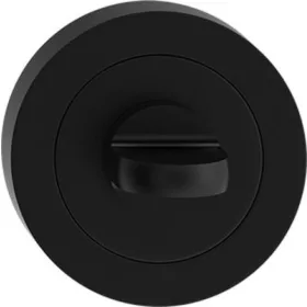 Lekerekített aljúalsó rozetta fekete WC
