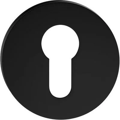 R kerek alsó rozetta FIT 6mm fekete PZ