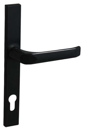 Felix szögletes Biztonsági Bejárati ajtókilincs 9005 Fekete 90mm PZ