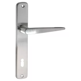 Alu 410 Pajzsos Ajtókilincs F1 Ezüst 90 mm BB