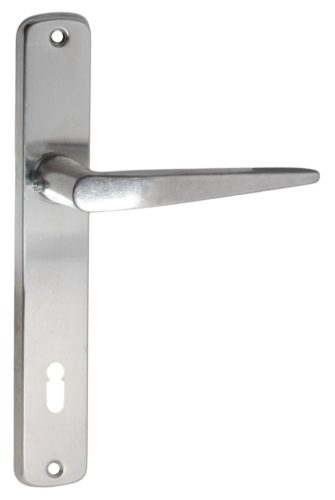 Alu 410 Pajzsos Ajtókilincs F1 Ezüst 90 mm BB