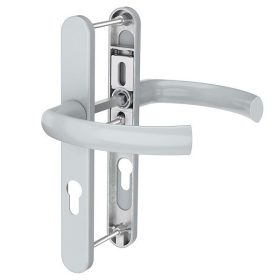   Noel 3 Pontos Biztonsági Portálzár Ezüst Rugós Kilincs/Kilincs 92mm (/32/3/216mm)