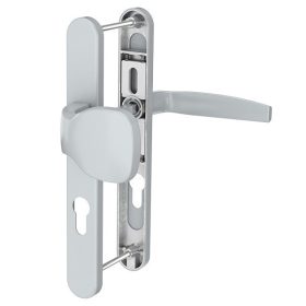   Noel 3 Pontos Biztonsági Portálzár Ezüst Rugós Gomb/Kilincs 92mm (92/32/3/216mm)