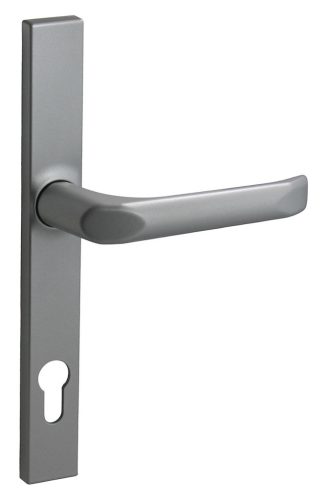 Felix szögletes Biztonsági Bejárati ajtókilincs Silver Ezüst 90mm PZ