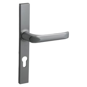   Felix szögletes Biztonsági Bejárati ajtókilincs Silver Ezüst 72mm PZ