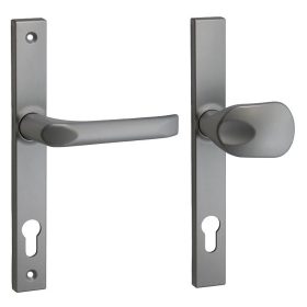   Felix szögletes Biztonsági Bejárati Gomb/ajtókilincs Silver Ezüst 90mm PZ