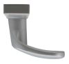 Felix szögletes Biztonsági Bejárati Gomb/ajtókilincs Silver Ezüst 90mm PZ