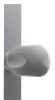 Felix szögletes Biztonsági Bejárati Gomb/ajtókilincs Silver Ezüst 92mm PZ