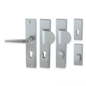   Atlasz Szögletes Biztonsági F1 Ezüst Biztonsági Gomb/Kilincs 85 PZ