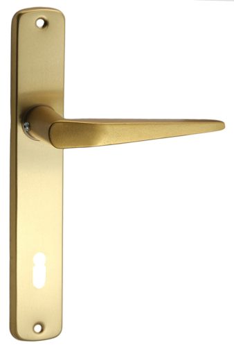 Alu 410 Pajzsos Ajtókilincs F3 Arany 90 mm BB