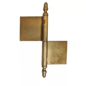   Einzigartiges historisches Nussband verziert 11 mm Goldfarbe Links