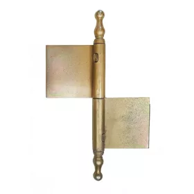   Einzigartige historische Halskette verziert spitz 125 mm Goldfarbe links