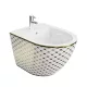 Lavita SOFI SLIM CHECKED GOLD BIDÉ, arany