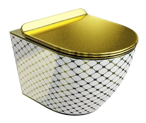 Lavita SOFI SLIM CHECKED GOLD WC, arany