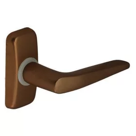 Alu 410 Ablakkilincs F4 Bronz "L" alakú