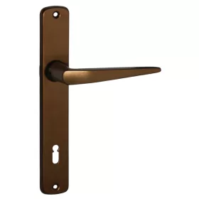 Alu 410 Pajzsos Ajtókilincs F4 bronz 90 mm BB