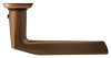 Alu 410 Pajzsos Ajtókilincs F4 bronz 90 mm BB