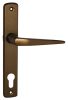 Alu 410 Pajzsos Ajtókilincs F4 bronz 90 mm PZ