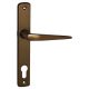 Alu 410 Pajzsos Ajtókilincs F4 bronz 90 mm PZ