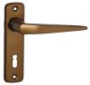 Alu 410 Pajzsos Ajtókilincs F4 bronz 55 mm BB