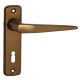 Alu 410 Pajzsos Ajtókilincs F4 bronz 55 mm BB