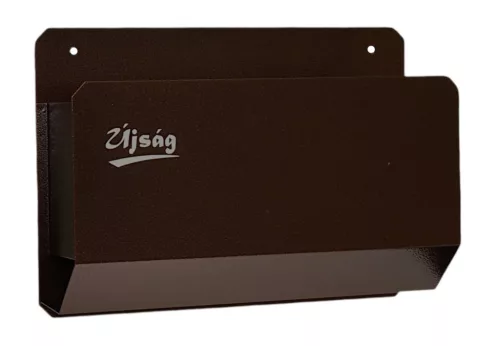 Reklámújságtartó magas Bronz