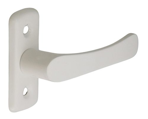 Larina Szögletes "L" Alakú Fehér Ablakkilincs