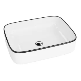 Lavita GALERA BLACK LINE Mosdókagyló, fehér