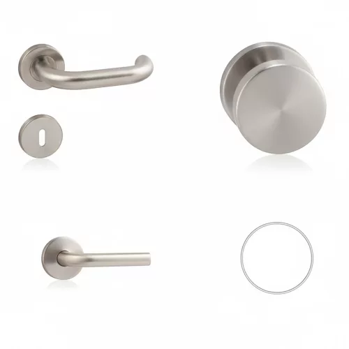 Buton/mâner PZ din oțel inoxidabil în formă de U