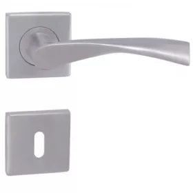   Galaxy Din Fix Négyzetrozettás Rozsdamentes Inox BB (Kifutó)