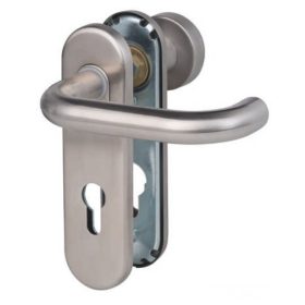   Din 72 Rövid Pajzsos U-alakú PZ  Gomb/Kilincs Rozsdamentes Inox