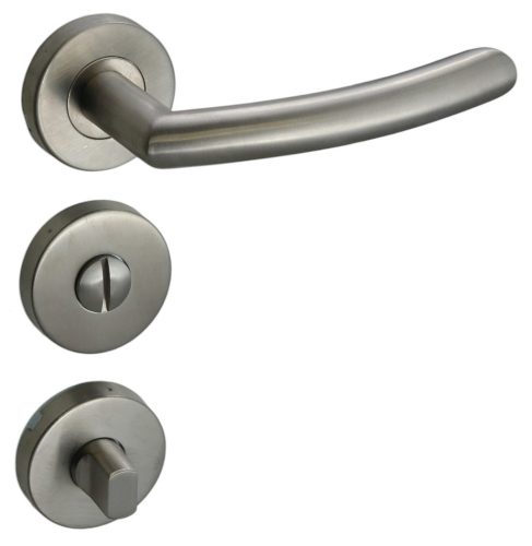 Gina Din Fix Csapos Körrozettás Rozsdamentes Inox WC