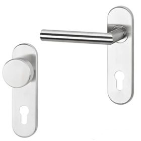   Din 72 PZ Rövid Pajzsos U-alakú Gomb/Balos Kilincs Rozsdamentes