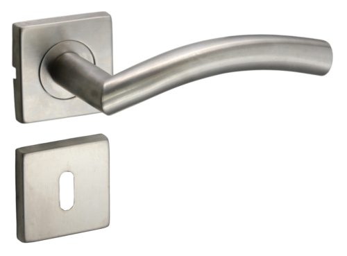 Alex Din Fix Csapos Négyzetrozettás Rozsdamentes Inox BB