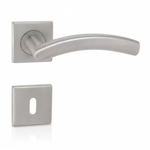 Alex Din Fix Csapos Négyzetrozettás Rozsdamentes Inox BB