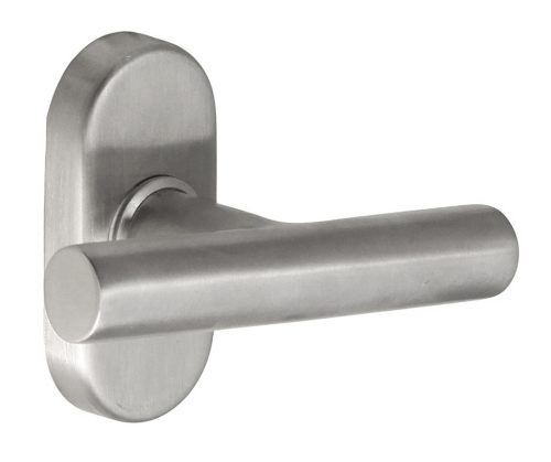 Tímea Inox T-alakú  Pozíciónáló Mechanikával erkély/ablakkilincs Mechanikával