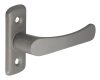 Larina  Szögletes "L" Alakú Szürke Ablakkilincs