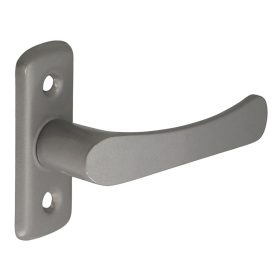 Larina  Szögletes "L" Alakú Szürke Ablakkilincs