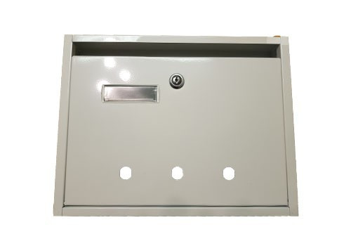 Lépcsőházi Postaláda (Monaco) 310mm X 230mm X 60mm  lefele nyíló Fehér