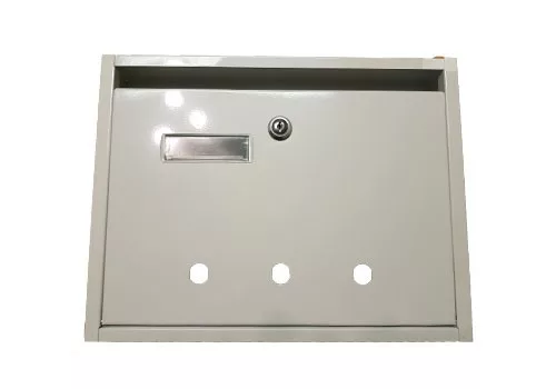Lépcsőházi Postaláda (MONACO) 310Mm X 230Mm X 60Mm  lefele nyíló FEHÉR